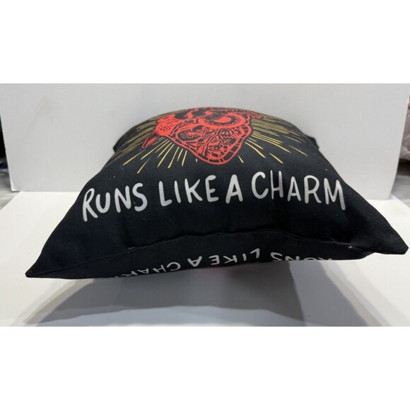 Original Body Rebuilt Engine Open Heart Surgery Throw Pillow - Picture 4 of 7